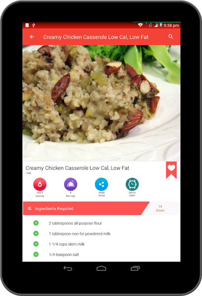 Casserole Recipes Cookbook App - عکس برنامه موبایلی اندروید