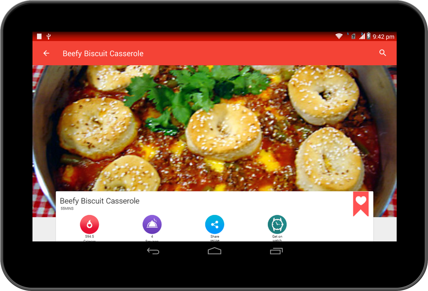 Casserole Recipes Cookbook App - عکس برنامه موبایلی اندروید