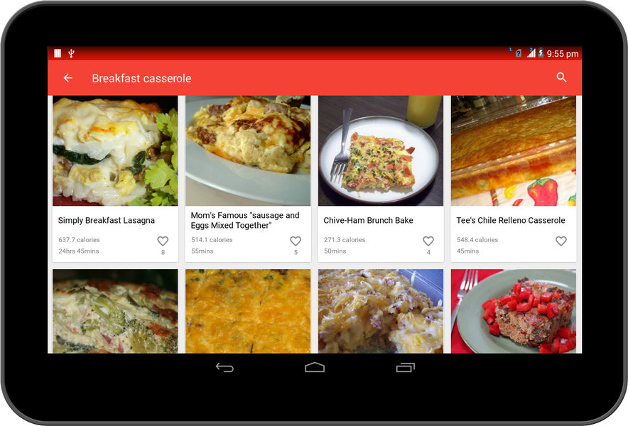 Casserole Recipes Cookbook App - عکس برنامه موبایلی اندروید