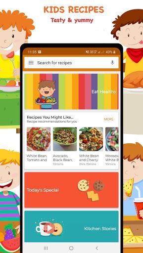Recipes for Kids - عکس برنامه موبایلی اندروید