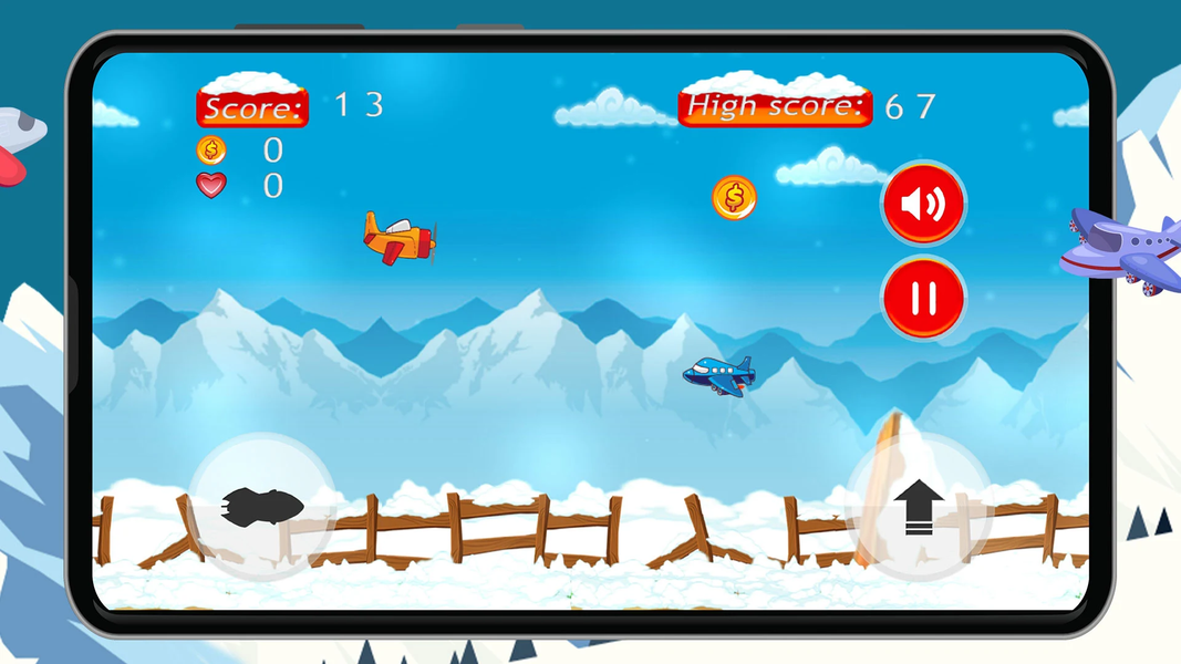 Endless Airplane - Gameplay image of android game