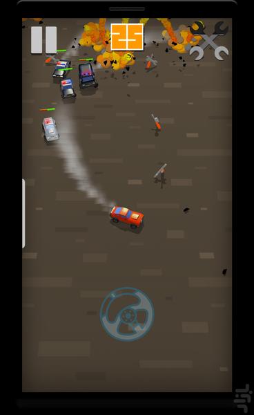 (ماشين بازی  (دزد و پليس - Gameplay image of android game