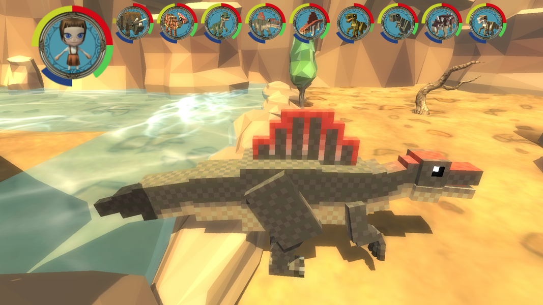 Jurassic Block World - عکس برنامه موبایلی اندروید