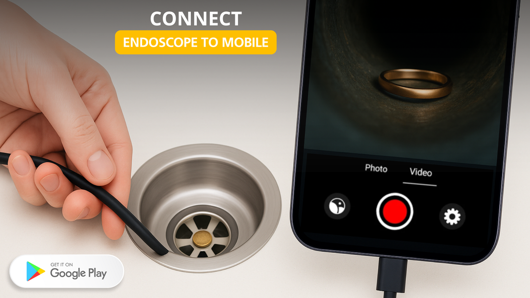 USB Endoscope camera - عکس برنامه موبایلی اندروید
