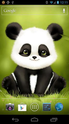 Panda Bobble Head Wallpaper - Image screenshot of android app