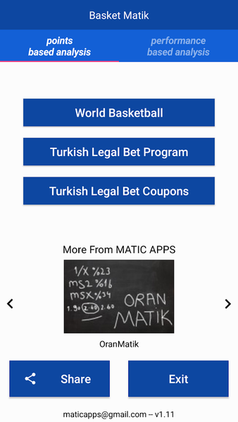 BasketMatik - Image screenshot of android app
