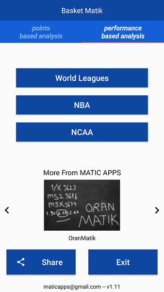 BasketMatik - Image screenshot of android app