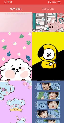 Cute BT21 wallpapers - Image screenshot of android app