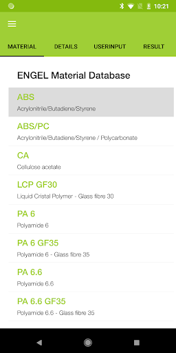 ENGEL e-calc - Image screenshot of android app