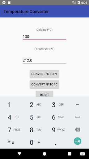 Farenheit to Celsius Converter - عکس برنامه موبایلی اندروید