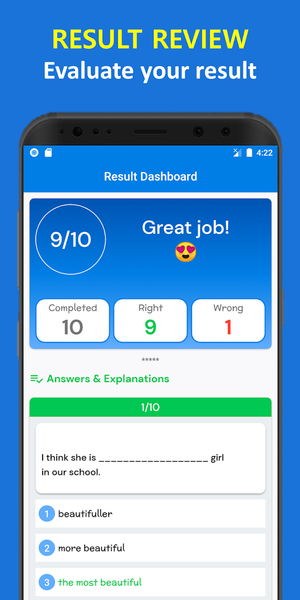 English Grammar Learn & Test - عکس برنامه موبایلی اندروید