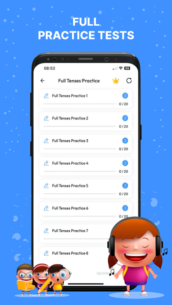 English Grammar (Tenses Test) - Image screenshot of android app