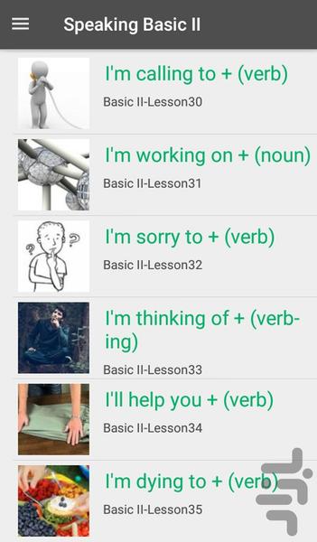 Speaking Basic II - عکس برنامه موبایلی اندروید