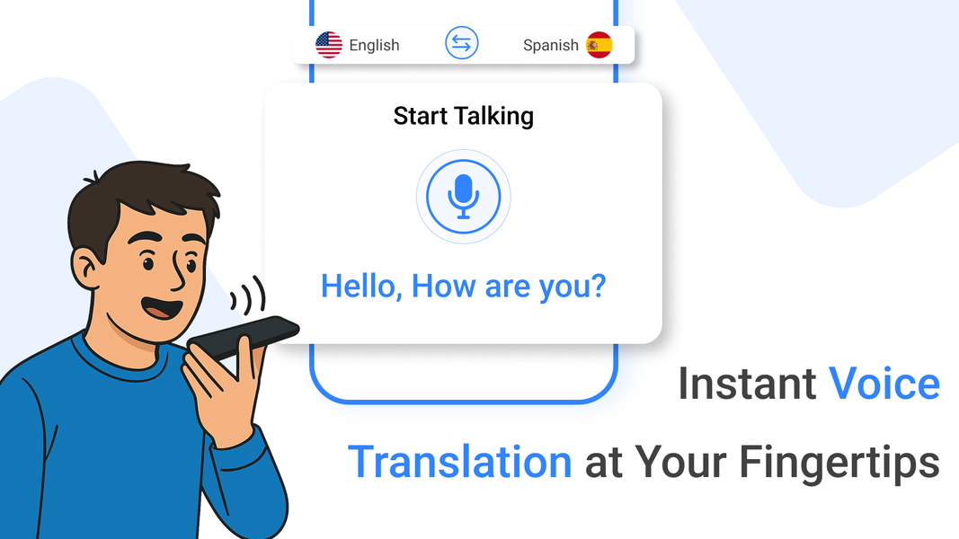 English to Spanish Translator - عکس برنامه موبایلی اندروید