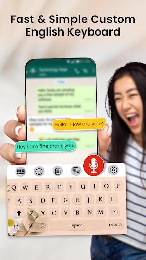 English Voice typing keyboard - Image screenshot of android app