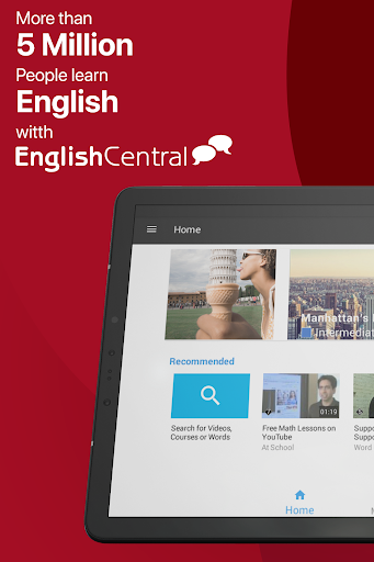 EnglishCentral - Learn English - عکس برنامه موبایلی اندروید