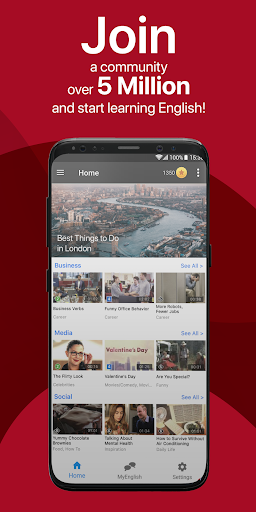 EnglishCentral - Learn English - عکس برنامه موبایلی اندروید