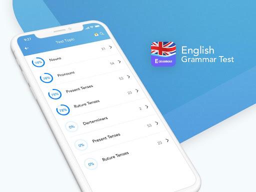 Egrammar - learn english grammar - عکس برنامه موبایلی اندروید