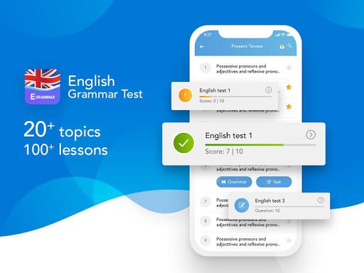 Egrammar - learn english grammar - عکس برنامه موبایلی اندروید