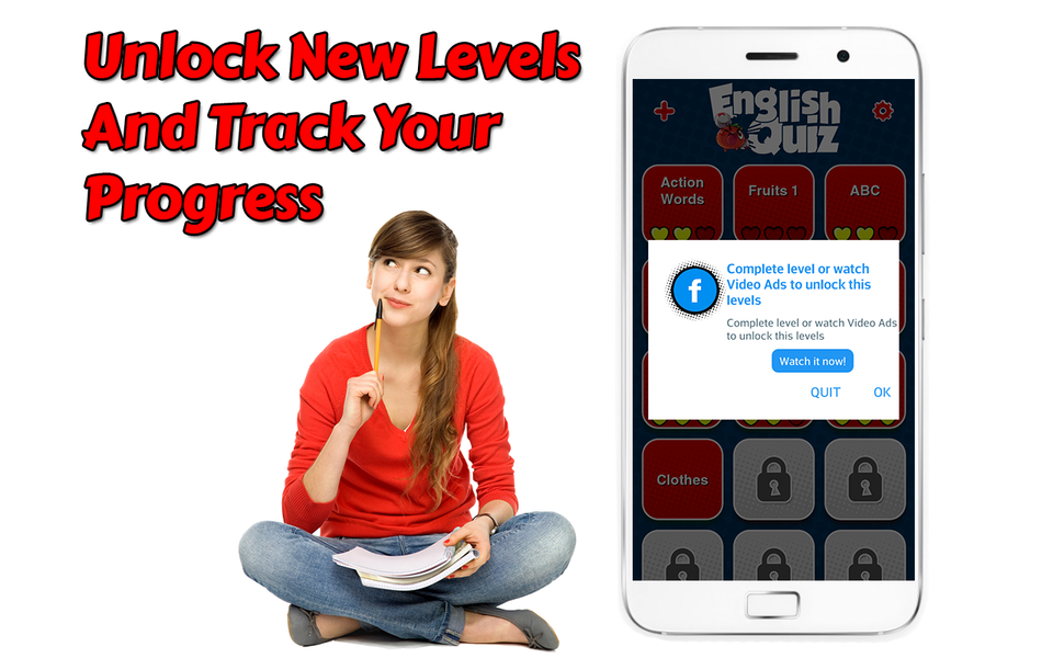 English Quiz Pro - عکس برنامه موبایلی اندروید