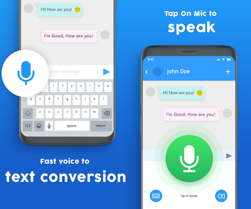 Voice Typing Keyboard - Speech to Text Converter - عکس برنامه موبایلی اندروید