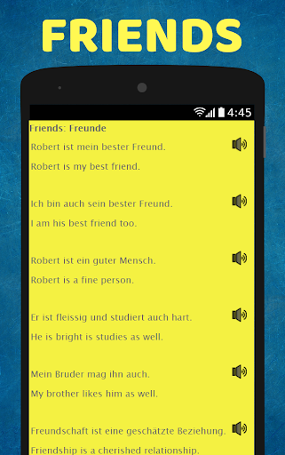 Learn German Speaking - Image screenshot of android app