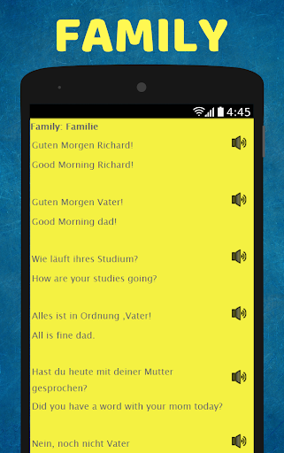 Learn German Speaking - عکس برنامه موبایلی اندروید