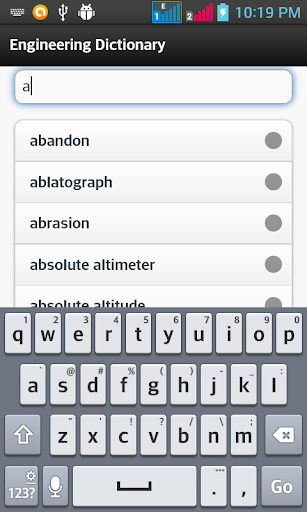 Engineering Dictionary - Image screenshot of android app