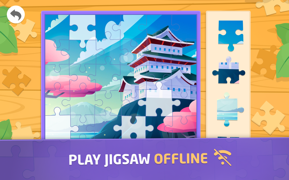 Relaxing Bright Jigsaw Puzzles - Gameplay image of android game