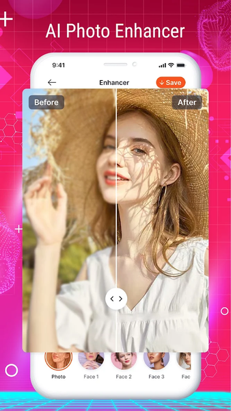 AI Photo Enhancer and AI Art - عکس برنامه موبایلی اندروید