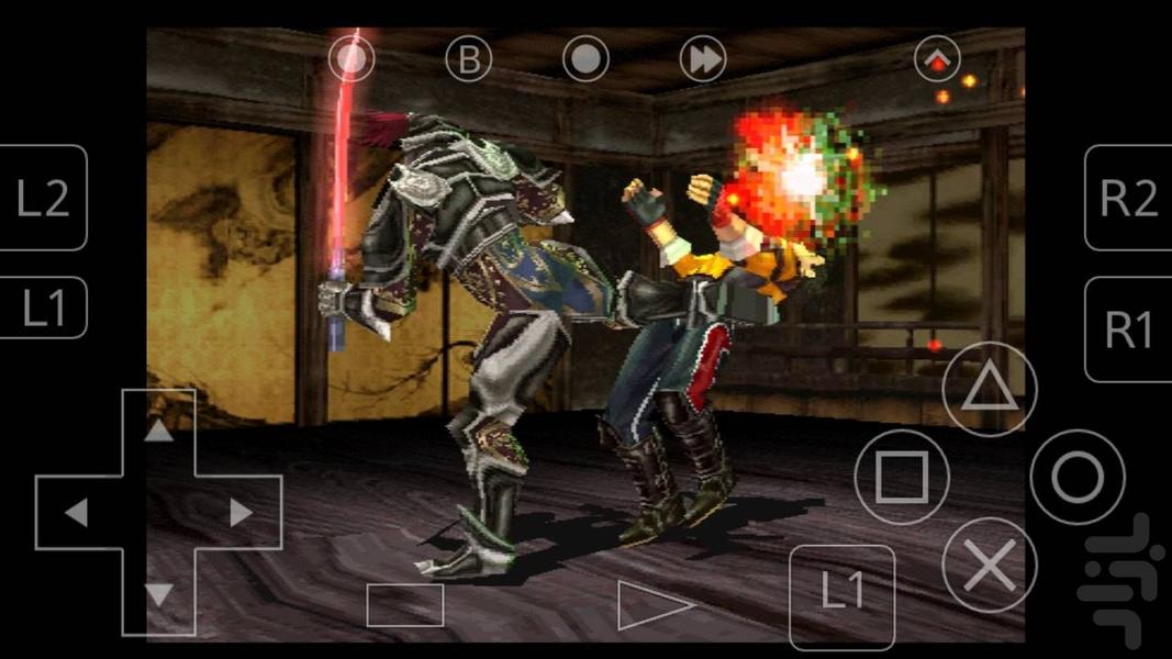 تیکن : مجموعه 4 بازی - Gameplay image of android game