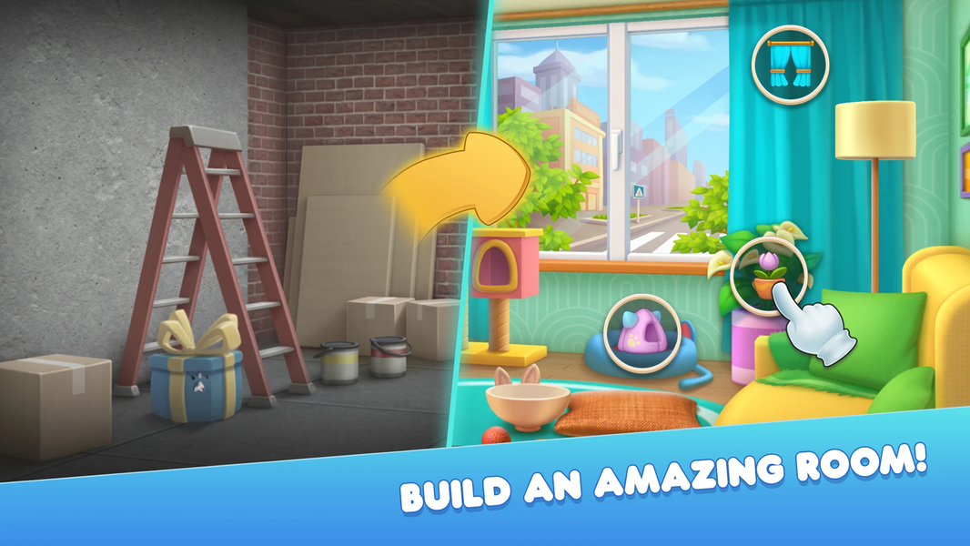 Fluffy Town: Boom Story - عکس برنامه موبایلی اندروید