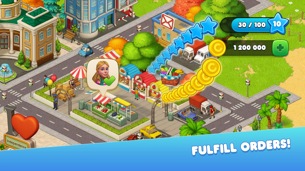 Fluffy Town: Boom Story - عکس برنامه موبایلی اندروید