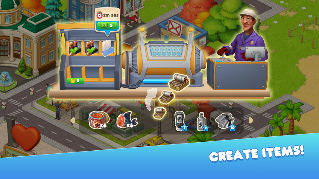 Fluffy Town: Boom Story - عکس برنامه موبایلی اندروید