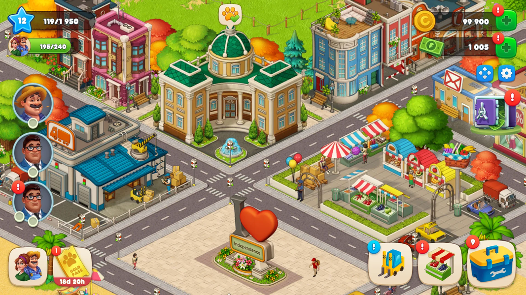 Fluffy Town: Boom Story - عکس برنامه موبایلی اندروید