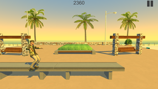 Street Lines: Skateboard - Gameplay image of android game