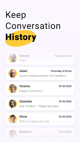 AI Chat bot build on GPT MChat - عکس برنامه موبایلی اندروید