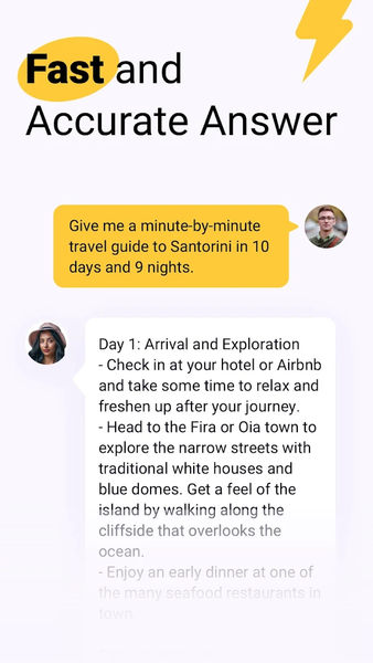 AI Chat bot build on GPT MChat - عکس برنامه موبایلی اندروید