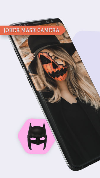 Mask Camera & Clown & Wallpape - Image screenshot of android app