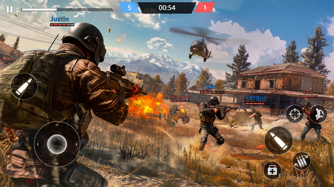 Strike Ops : Modern FPS Arena - Gameplay image of android game