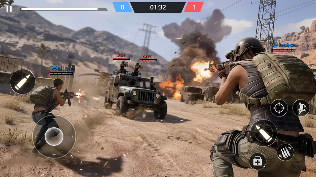 Strike Ops : Modern FPS Arena - Gameplay image of android game