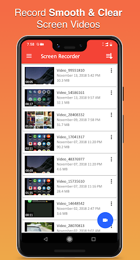 Screen Recorder with Audio - عکس برنامه موبایلی اندروید