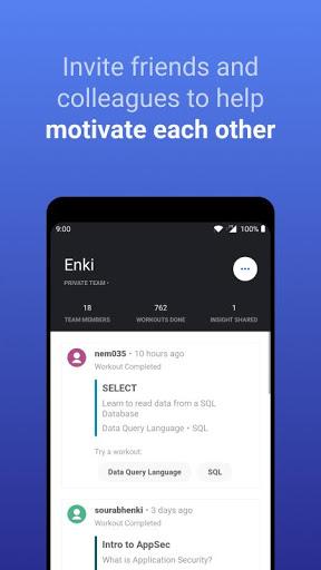 Enki: Learn to code - Image screenshot of android app