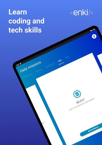 Enki: Learn to code - Image screenshot of android app