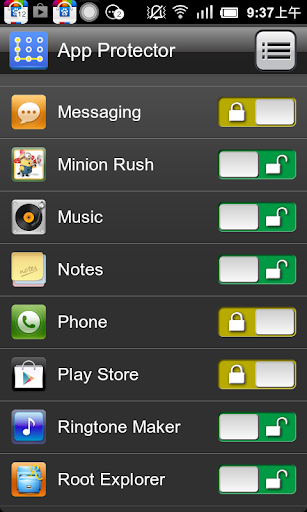 App Lock - عکس برنامه موبایلی اندروید