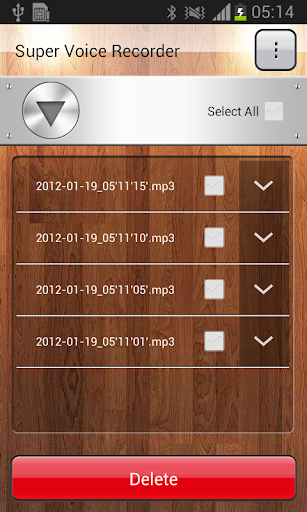 Voice Recorder - Image screenshot of android app