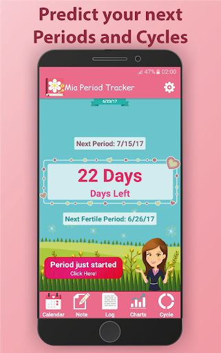 Period Tracker Mia - عکس برنامه موبایلی اندروید