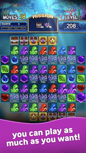Jewel Abyss: Match3 puzzle - Gameplay image of android game