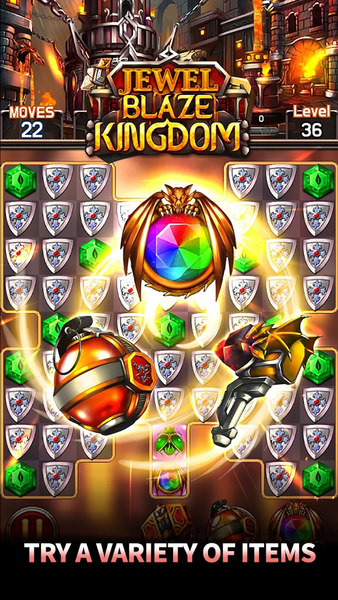 Jewel Blaze Kingdom - عکس بازی موبایلی اندروید