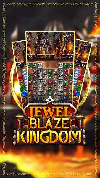 Jewel Blaze Kingdom - Gameplay image of android game